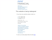 Tablet Screenshot of ppf.com.au